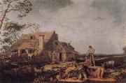 BLOEMAERT, Abraham Landscape with Peasants Resting USA oil painting artist